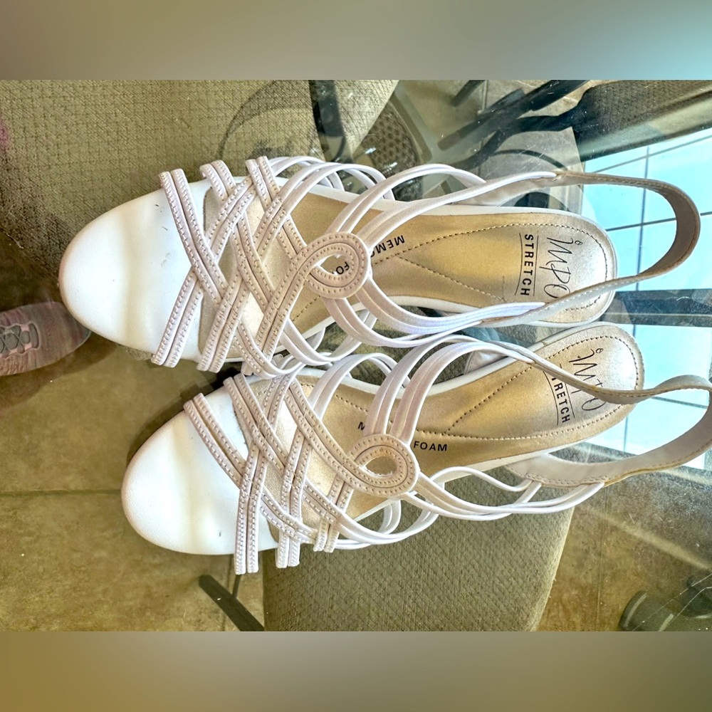 Women’s sandals 8 1/2 by Impo CZ Laundry worn once